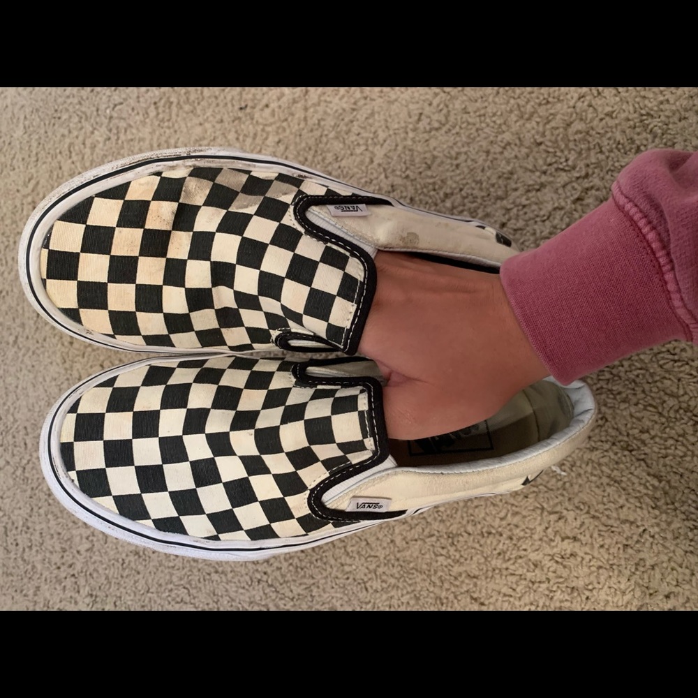 checkered vans